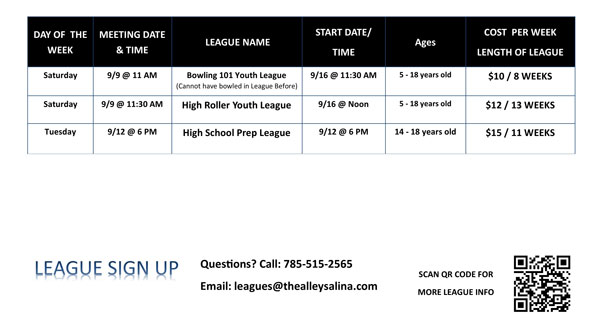 youth leagues